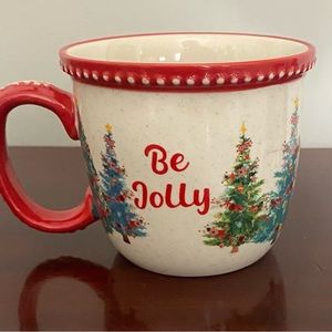 Pioneer Woman set of three Christmas coffee mugs